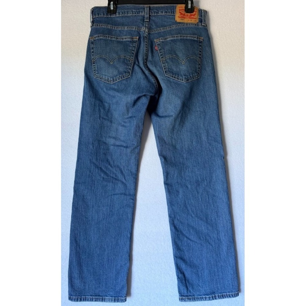 Levi's 559 Jeans Men 32X30 Blue Demin Relaxed‎ Fit Straight Leg Cowboy - Picture 2 of 15